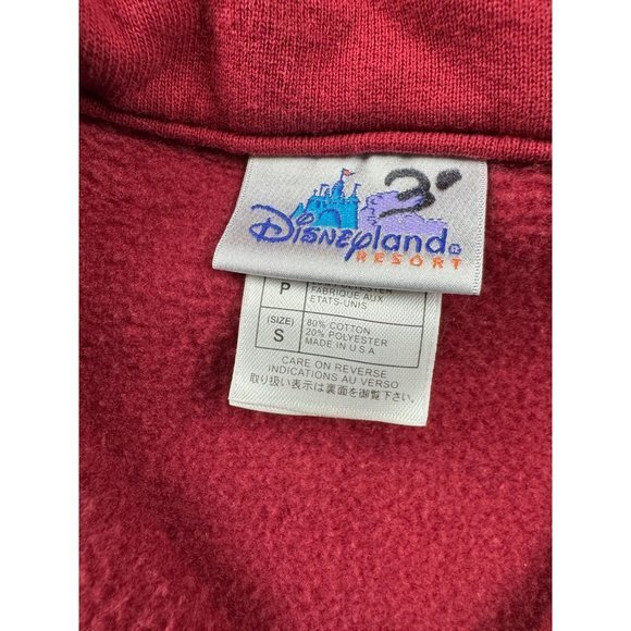 DISNEYLAND RED SWEATSHIRT SIZE S | G1‎ - Picture 3 of 6